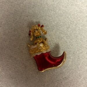 MYLU Poodle Brooch